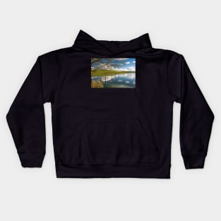 Soulseat Loch Reflections Photograph Dumfries and Galloway Kids Hoodie